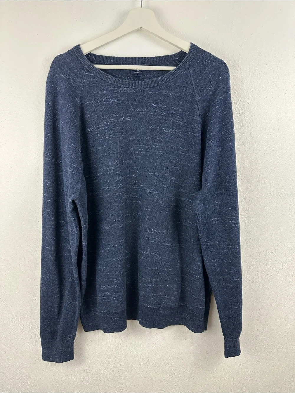 J. CREW BLUE LONG SLEEVE CREW NECK PULLOVER SWEATER MEN'S SIZE XL